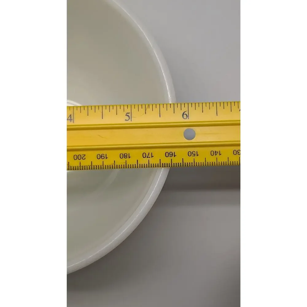 VTG Pyrex Amish Butterprint #401 Turquoise Milk Glass Mixing Bowl 1 1/2 pt